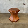 Leather Pedestal