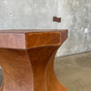 Leather Pedestal