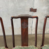 Six Asian Hardwood Dining Chairs