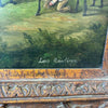 Vintage Leo Rawlings Oil on Board Hunting Party