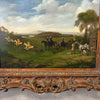 Vintage Leo Rawlings Oil on Board Hunting Party