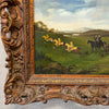 Vintage Leo Rawlings Oil on Board Hunting Party