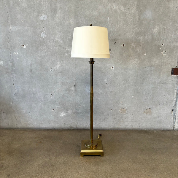 Vintage Brass Dimmable Floor Lamp