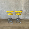 Vintage 1970s Swivel Bar Stools