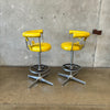 Vintage 1970s Swivel Bar Stools