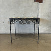 Vintage Mosaic Tile Iron Table