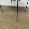 Vintage Mosaic Tile Iron Table