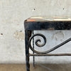 Vintage Mosaic Tile Iron Table