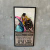 Original Mid Century Modern Spanish Bull Fighting Poster #1