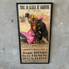 Original Mid Century Modern Spanish Bull Fighting Poster #2