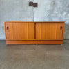 Danish Low Modern Teak Credenza / TV Stand