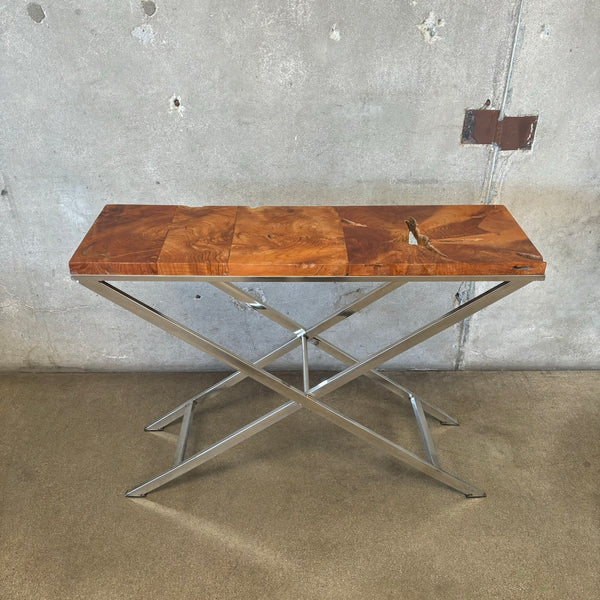 Live Edge Tiles Accent Table