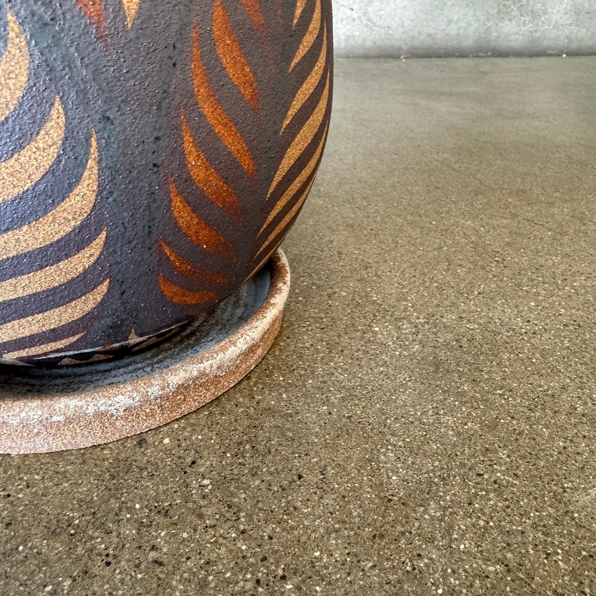 Larry & Terry Brown Signed Planter