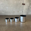 Set of Four Modernist Planter Set - Made in The USA