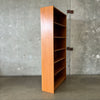 1960s Vintage Danish Modern Tall Teak Bookcase In The Style Of Poul Hundevad