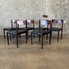 6 Danish Rosewood Dining Chairs By Poul Volther