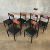 6 Danish Rosewood Dining Chairs By Poul Volther