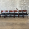 6 Danish Rosewood Dining Chairs By Poul Volther