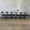 6 Danish Rosewood Dining Chairs By Poul Volther