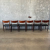 6 Danish Rosewood Dining Chairs By Poul Volther