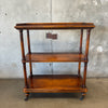 3 Tier Antique Butler on Wheels