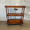 3 Tier Antique Butler on Wheels