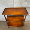 3 Tier Antique Butler on Wheels