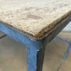 Mid Century Modern Iron and Stone Patio Table