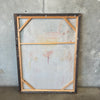 Abstract Painting with Reclaimed Wood Frame