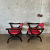 Pair of Mid Century Modern Upholstered Spanish Esperanto Chairs