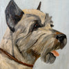 Oil Painting of Schnauzer Dog