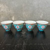 1950s Turquoise Mun Shou Tea Set