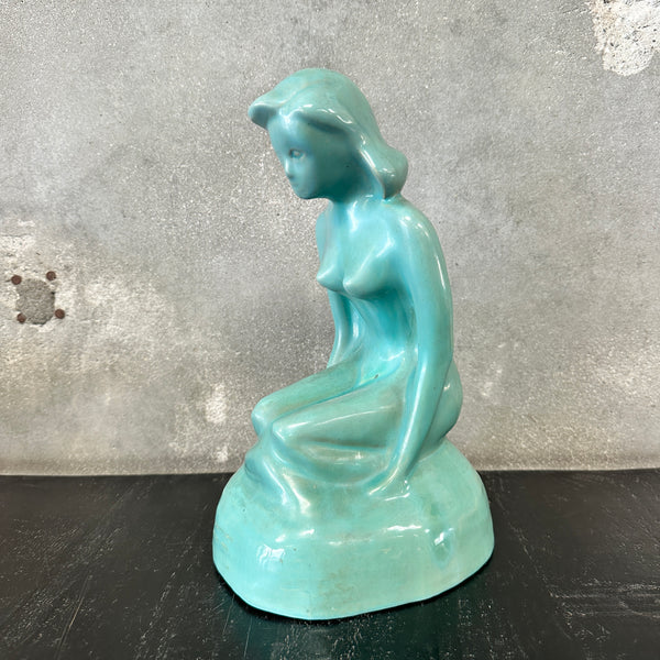 Vintage Pottery Sculpture (Woman)