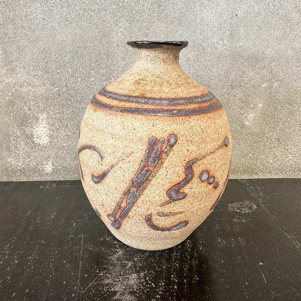 Studio Art Unglazed Weed Pot