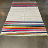 Wool Rug Multicolor Stripe