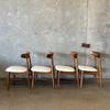 Mid Century Dining Table & Four Chair Set