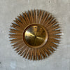 Vintage Large Syroco Sunburst Clock