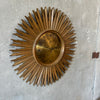 Vintage Large Syroco Sunburst Clock