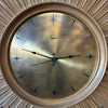 Vintage Large Syroco Sunburst Clock