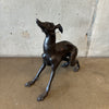 1960s Bronze Greyhound Dog statue #2