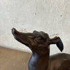 1960s Bronze Greyhound Dog statue #2