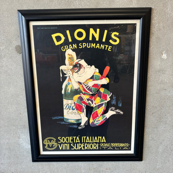 Dionis Spumante Vintage Poster