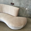 Vintage Post Modern Vladimir Kagan Bilbao Style Sofa