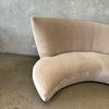 Vintage Post Modern Vladimir Kagan Bilbao Style Sofa