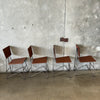 Set of 4 Custom Made Modern Industrial Chairs