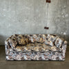 Mid Century Modern Custom Made Safari Print Sofa