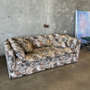 Mid Century Modern Custom Made Safari Print Sofa