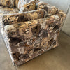 Mid Century Modern Custom Made Safari Print Sofa