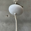 Vintage Round 12" While Glass Hanging Ball Lamp Fixture