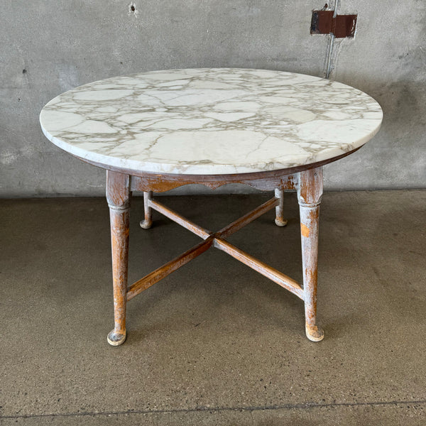 Rustic French Marble Dining Table